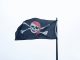 Pirate flag featuring skull and crossbones