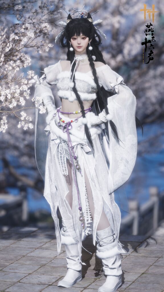 (Figure 1&2, Feibai player custume，https://www.yysls.cn/news/official/20251224/37780_1278303.html)
